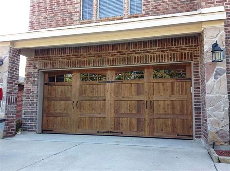 Add Curb Appeal To Your Home With The Beautiful Cedar Door Cedar Door Wood Garage Doors