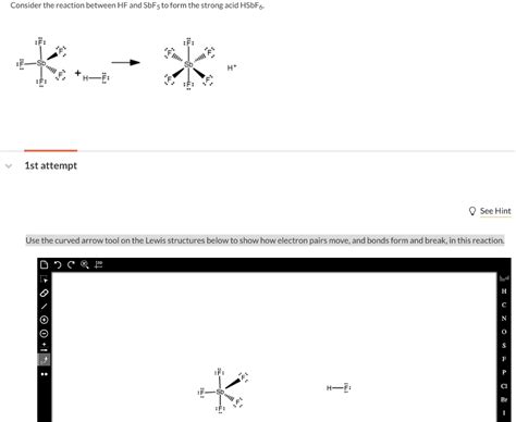 Solved Consider The Reaction Between Hf And Sbf To For