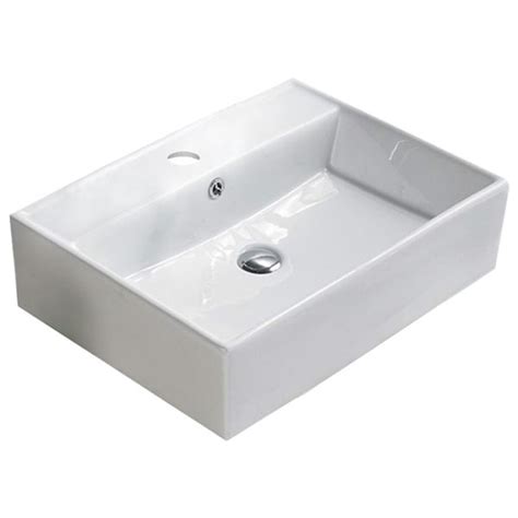 American Imaginations Vessel Sink 2323 In White Ai 28112 Rona