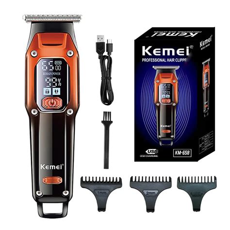 Kemei Km Hair Clipper Cord Or Cordless Use Hair Trimmer Barber