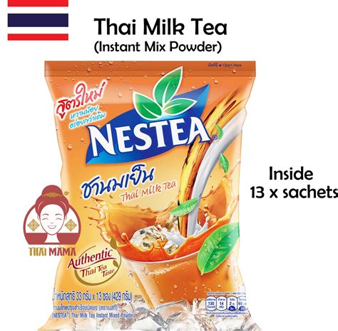 Nestea Instant Thai Milk Tea Royal Milk Tea 33g X 13 Sachets Halal