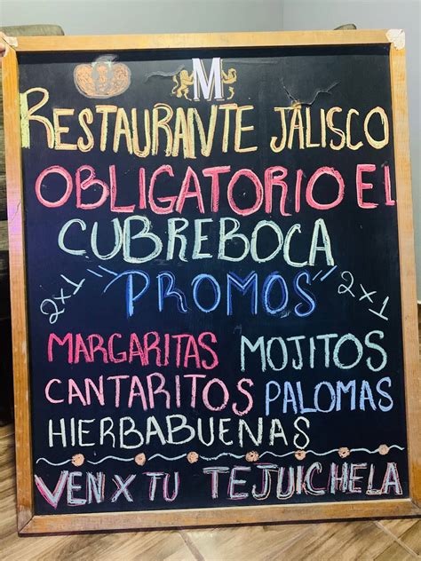 Menu At CERVECERIA JALISCO Rio Blanco Restaurant Zapopan