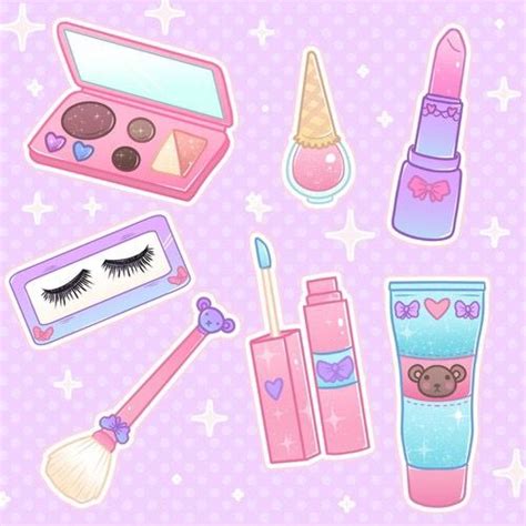 Pin by Amanda Soares on Desenhos | Makeup stickers, Cute drawings ...