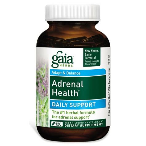 Gaia Herbs Adrenal Health Liquid Phyto Capsules 120 Count For Sale