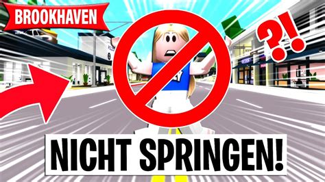 Brookhaven Aber Springen Ist Verboten Roblox Brookhaven Rp Story