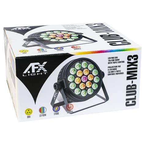 Proiector Lumini Par Led Rgbw Afx X W Mix Control Dmx