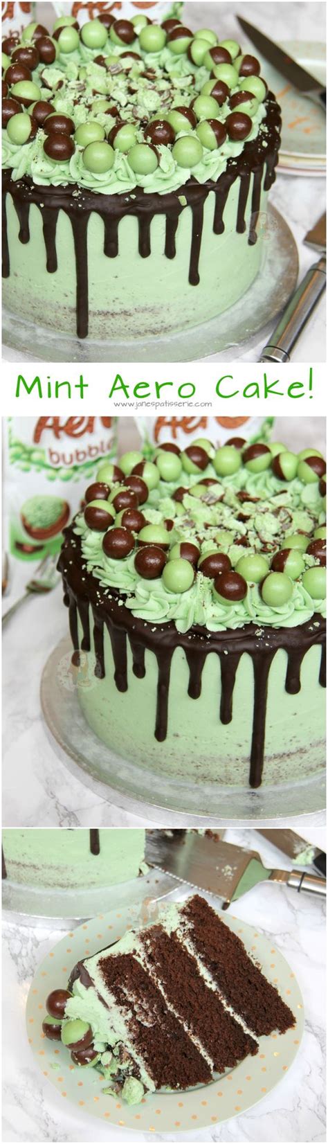 Mint Aero Cake Janes Patisserie