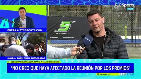 Tyc Sports On Twitter Sebasti N Battaglia Mano A Mano Con Tyc