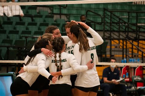 Volleyball Bounces Back With Sweep Of Long Beach State Mustang News