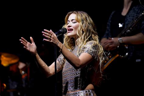 Rita Ora Hits Live Manchester Sexy Performance Hot Celebs Home
