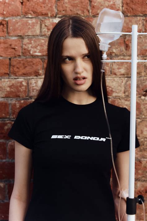 Футболка SEX DONOR black NIKONOROVA