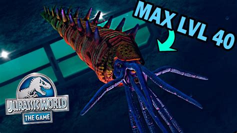 New Vip Giant Orthocone Max Lvl Jurassic World The Game New