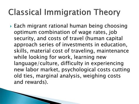 Ppt Theories Of Migration Powerpoint Presentation Free Download Id 1591351