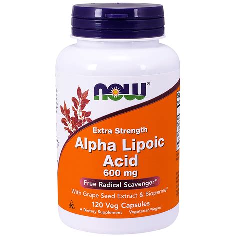 Buy Alpha Lipoic Acid 600mg 120 Capsules Online In Canada Spectrum Supplements