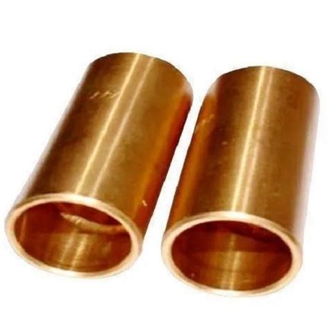 Golden Round Polished Casted Gunmetal Bushes For Industrial Purposes At