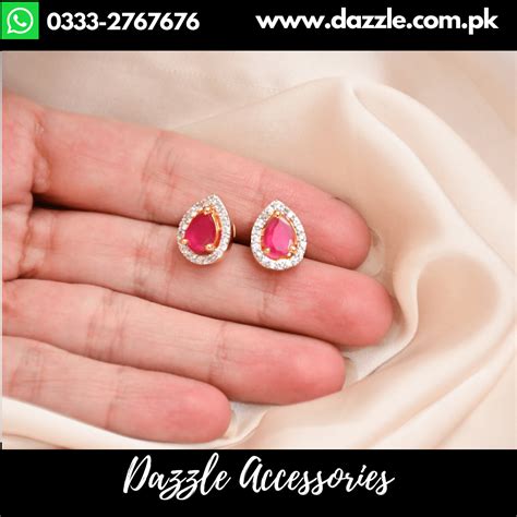 Diamond Cut Stud Earrings Dazzle Accessories