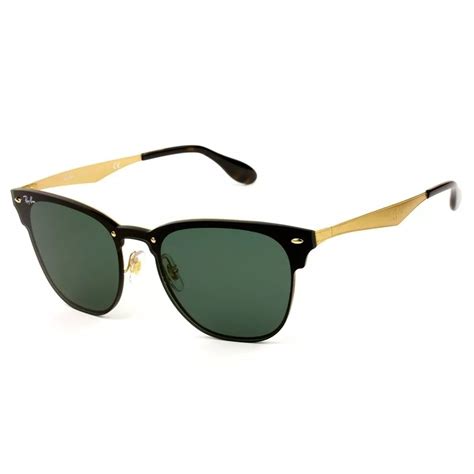 Lentes De Sol Ray Ban Rb N Clubmaster Blaze Espejo Mercado Libre