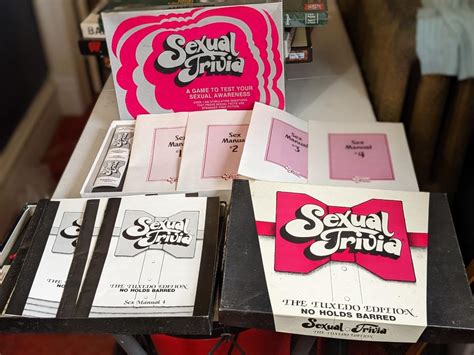 Sexual Trivia Board Games 1984 Baronscott 1993 Tuxedo Edition