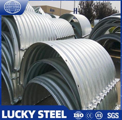 Arch Corrugated Metal Culvert Pipe With Large Diameter Metal Culvert