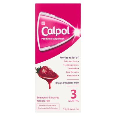 Calpol Strawberry Flavoured Pediatric Syrup Ml Pnp