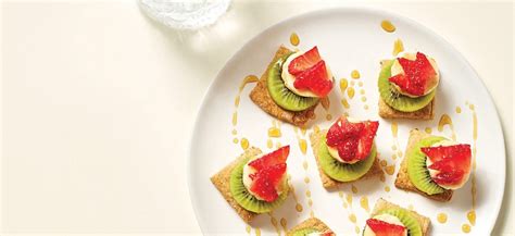 Walnut Biscuit Stacked Fruit Appetizers Forks Over Knives
