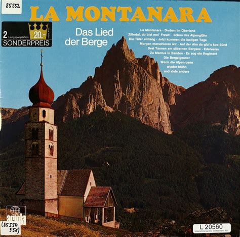 La Montanara Das Lied Der Berge Bertelsmann Vinyl Collection