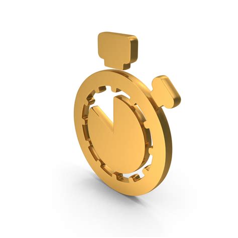 Gold 50 Minutes Timer Icon 3D Object 2355459873 | Shutterstock