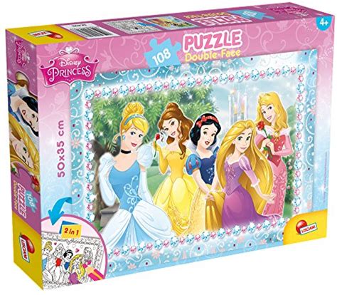 Lisciani Giochi Puzzle Double Face Disney Princess 108 Pezzi Giochi