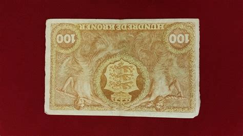 D Nemark Kronen Hundrede Kroner Banknote Iii Ma Shops