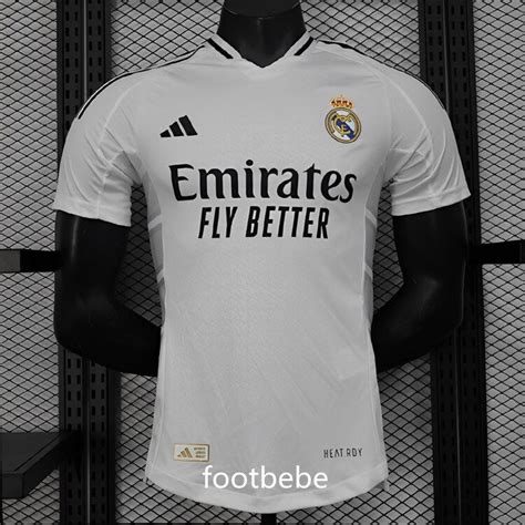 Maillot Match Real Madrid 2024 2025 Domicile Blanc Footbebe