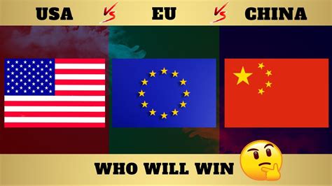 United States Vs European Union Vs China Comparison United States Of