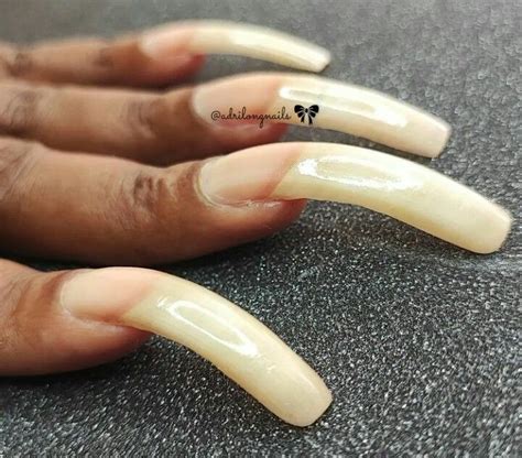 Pin By Percy 201 6410 On Curved Nails Grow Long Nails Curved Nails