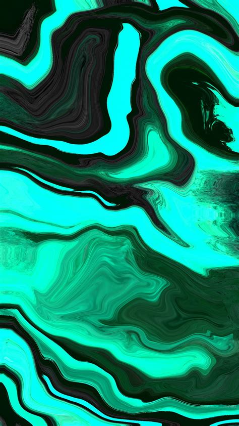 Malachite Abstract Colors Green Mineral Pattern Stone Texture Hd