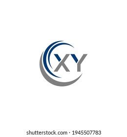 Xy Unique Abstract Geometric Vector Logo Stock Vector Royalty Free