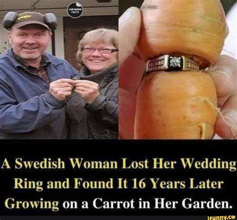 Te A Swedish Woman Lost Her Wedding Ring And Found It 16 Years Later