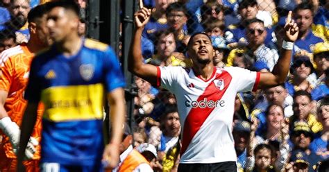 River Plate venció 2 0 a Boca Juniors con goles de Salomón Rondón y