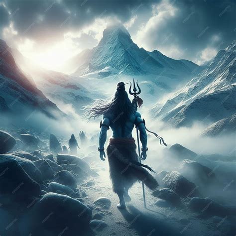 Premium Ai Image Lord Shiva 3d Wallpaper Banner Mahadev Ai Generated