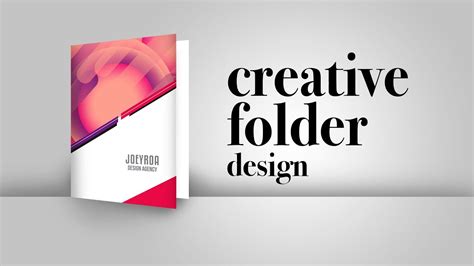 Creative Folder Design In Illustrator Youtube