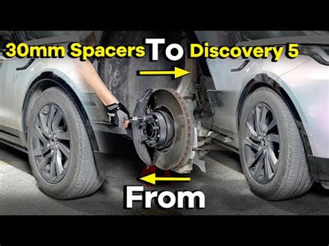 How To Install Wheel Spacers On Land Rover Discovery 5 BONOSS 30mm