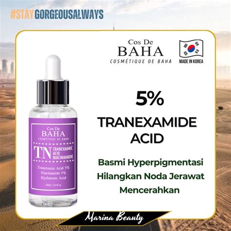 Jual Cos De Baha Tranexamic Acid 5 Serum For Dark Spot Treatments