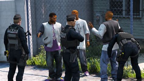 Gta Une Bagarre Eclate Dans La Cit E Avec La Police Lspdfr