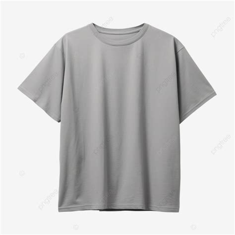 Grey Oversize T Shirt Mockup T Shirt Tshirt Png Transparent Image