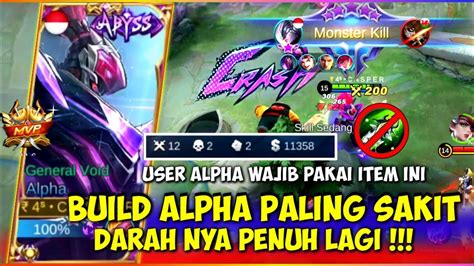 BUILD ALPHA TERSAKIT 2021 ITEM ALPHA PALNG SAKIT TOP GLOBAL MOBILE