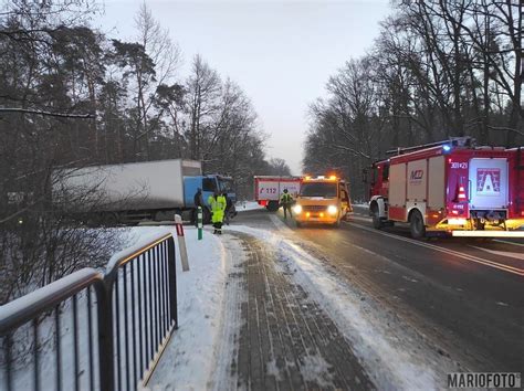 Zderzenie Na Drodze Krajowej Nr 94 W Falmirowicach Osobowy Opel