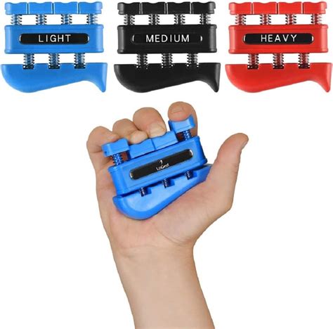 Finger Strengthener Pack Guitar Digit Exerciser Hand Grip