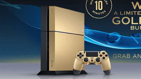 Limited Edition Gold Ps4 Consoles To Be Won From Taco Bell Applemagazine