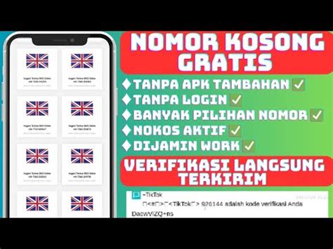 Cara Mendapatkan Nomor Kosong Gratis Tanpa Aplikasi Tambahan Nomor