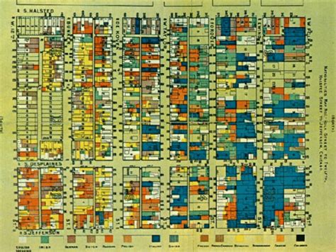 1 Map of the 19th Ward of Chicago. Source: Addams (1985), Hull-House... | Download Scientific ...