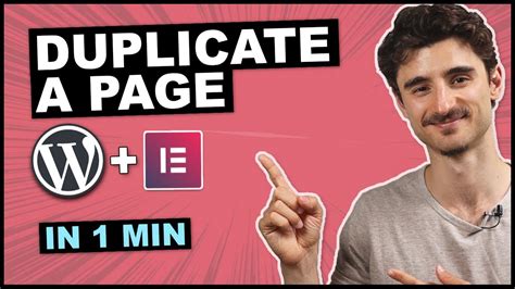 How To Easily Duplicate A Page In Wordpress Elementor Youtube
