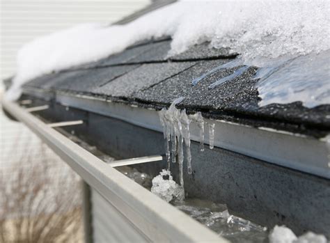 Clogged Gutters Contribute To Ice Dams